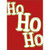 Ho Ho Ho A*Press Glitter and Foil Christmas Card: Ho Ho Ho