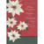 Although it's Been Said, Many Times, Many Ways: White Poinsettia Blooms on Red Christmas Card for Nephew and Wife: Although it's been said many times, many ways, Merry Christmas to You, Nephew and Your Wonderful Wife