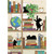 Bookcase Kitties: Black Cats on Shelves 'Bug Art' Blank Note Card
