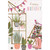 Birds, Plants, Cacti and Gold Foil Framed Greenhouse Birthday Card: Happy Birthday