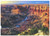 Grand View: Cowboy Gazing Over Edge of Grand Canyon “Big Fold-Out” Vintage Photo Birthday Card: Fully Opened