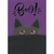 Boo: Black Cat Peeking Over Shimmering Black Table Halloween Card: Boo! Boo: Black Cat Peeking Over Shimmering Black Table Halloween Card: Boo!