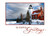 Harbor Greetings: White and Black Lighthouse Attached to Red Building Box of 25 Custom Verse Coastal Holiday Cards: Season's Greetings