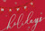 Red Pennant Banner with Silver Snowflakes and Lettering Box of 25 Custom Verse Holiday Cards: Happy Holidays