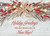 Country Bunting: Red Berries and Twigs with Gold Ribbon Box of 25 Custom Verse Holiday Cards: Holiday Greetings and best wishes for the New Year!