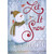 Smiling Snowman with Small Bird Perched on Arm Box of 18 Christmas Cards: Let It Snow