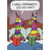Two Pinatas Reading in Bed: Smell Peppermint Funny Birthday Card: I smell peppermint… Did you fart?