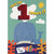 You're 1 Today: Blue Whale and Striped Fish 1st Birthday Card: You're 1 Today!!
