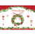 Wreath and Hanging Presents Box of 18 Christmas Cards: Christmas Greetings