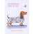 Dachshund Wearing Coat of Flowers: Spring is in the Air Easter Card from the Dog: Easter Wishes From the Pup - Spring is in the air…