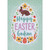 Sparkling Egg Decorated with Easter Symbols and Brown Bunny Juvenile Easter Card for Young Godson: Happy Easter, Godson