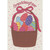 Brown Basket with Pink Polka Dot Bow Full of Decorated Eggs Juvenile Easter Card for Young Granddaughter: Granddaughter