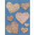 Matzah Cut Into Heart Shapes Over Blue Images Funny Passover Card