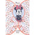 Mom I Love You: Minnie Mouse and Small Colorful Flowers Gate Fold Mother's Day Card: Mom, I Love You