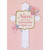 Surrounded by Love: White Painted Cross and Colorful Wildflowers First Communion Card for Niece: Niece, May You Feel Surrounded by Love Today…