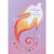 Let the Holy Spirit In: Die Cut 3D Dove with Trailing Flames Hand Decorated Confirmation Card for Goddaughter: Goddaughter, let the Holy Spirit in.