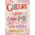 3D Spring Activated Pop Up Cheers Banner: All The Things Mom Wouldn't Mother's Day Card for Grandma: Front (Pop Out)