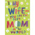 Best Mom in the World: Holographic Foil Letters Mother's Day Card for Wife: To my wife - You are the best Mom in the world