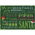 Christmas Themes on Green Box of 18 Christmas Cards: 25th - snowflakes - joy - jolly - mistletoe - peace - stockings - Family - Christmas - Deck the Halls - Ho Ho Ho - Santa - Presents