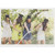Group of Four Girls Wearing Grad Caps and Spraying Champagne Graduation Card for Woman / Girl