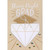 Shine Bright, Grad: 3D Die Cut Cap Over Large White Diamond Hand Decorated College Graduation Card: Shine Bright, Grad