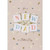 New Dad 3D Die Cut Blocks Banner Over Neutral Background with Flowers Hand Decorated Father's Day Card: for a New Dad on Father's Day