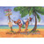 Beachy Little Christmas: Santa in Hammock on Beach Box of 16 Warm Weather Christmas Cards: Wishing you a beachy little Christmas