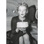 Marilyn Monroe Blowing Out Birthday Candle in Back Seat of Car Vintage Photo Birthday Card