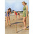 Women Playing Croquet on Beach Vintage Photograph Birthday Card for Woman