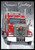 Big Rig Wreath: Santa Driving Tractor Trailer Box of 25 Custom Verse Holiday Cards with Logo Upload: Season's Greetings