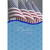 Four American Flags Over Repeating Field of Blue Stars Military Service Retirement Card: Best Wishes As You Retire From the Service