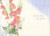 Watercolor Red, Orange and White Flowers in Glass Vase Sympathy Card from Us: We are so sorry for your loss.