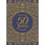 50 Years: Together Forever Gold Foil Lettering and Vines on Blue 50th Anniversary Card for Couple: Together 50 years Forever