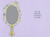 Another Year More Fabulous Hand Mirror Birthday Card for Woman: Hope your special day is as beautiful as you are!