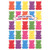 Rows of Brightly Colored Gummy Bears Birthday Card: Wishing you a birthday…