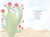 Sticking With Me: Cactus with Pink Flowers Friendship Card: No matter how prickly a situation gets, I can always count on you to be there. Thanks for being a great friend.