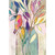 Stained Glass Bird Perched on Rim of Vase Thinking of You Card