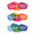Colorful Embossed Thank You Talk Bubbles Thank You Card: Thank You! Thank You! Thank You!