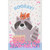 Hooray: Squirrel on Raccoon's Head Confetti Shaker Birthday Card: Hooray!