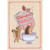 Grandparents Day Card for Grandma: Animals Holding Slice of Strawberry Cake: For You, Grandma, on Grandparents Day