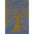 Rosh Hashanah Card for Husband: Gold Foil Tree with Swirl Branches and Star of David: For My Husband