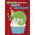 Birthday Card for Kids: Iguana Sitting on Cupcake and Holding a Candle: IGUANA wish you a Happy Birthday!