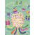 Birthday Card for Kids: Cute Polka Dotted Octopus with Striped Arms: Happy Birthday