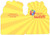 Scratch and Sniff Birthday Card for Kids: White Cake Decorated with Dots and Stripes: Hope your birthday is sweet! - Scratch and sniff the front of this card to smell cake!