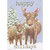 Boxed Holiday Cards: West Highland Cattle, Mom and Calf Wearing Wreaths, Set of 16: happy holidays