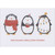 Boxed Christmas Cards: Penguins with Red Scarf, Earmuffs, Hot Cocoa and Light String, Petite, Set of 12: Have Yourself a Merry Little Christmas