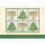 Interfaith Holiday Card: Six Panels of Menorahs and Trees, Christmas, Hanukkah: At the Holiday Season