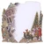 3D Pop Up Holiday Card: Oxford Christmas - Carollors, Vendors, Carousel: Back