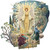 3D Pop Up Christmas Card: Golden Robed Angel Appears Before Shepherds