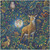 Package of 8 Christmas Cards: Majestic Deer, Owl, Rabbit, Squirrel and Full Moon in Branches Border